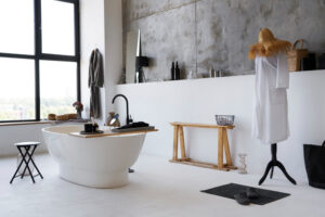 Read more about the article Unveiling the Allure of Industrial Chic Bathrooms