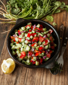 Read more about the article Crisp & Colorful: A Vibrant Cucumber Salad Recipe